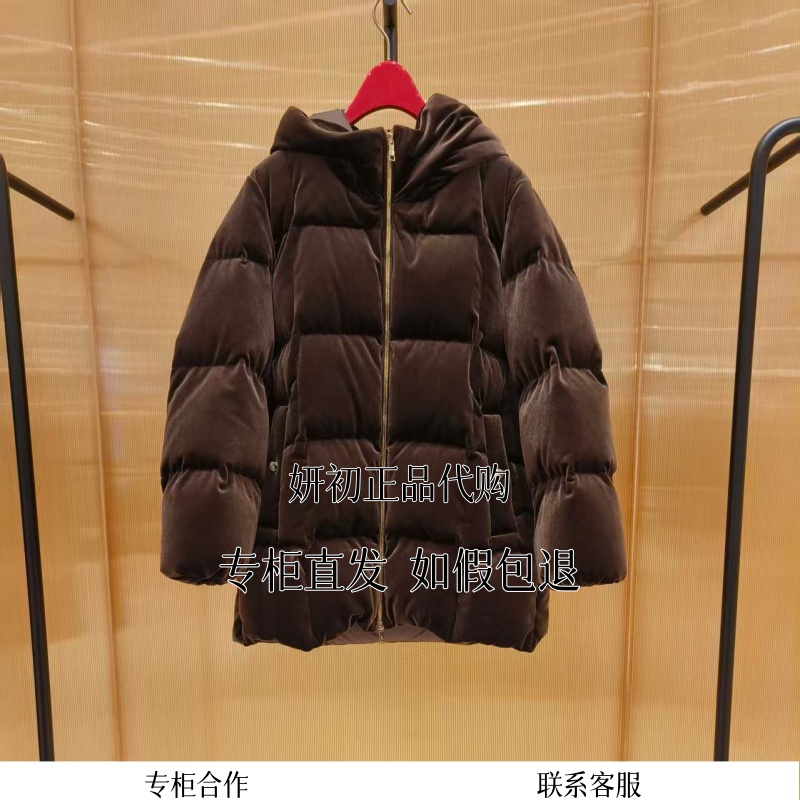 EP雅莹国内专柜代购25冬连帽加厚鹅绒羽绒服EGKIAY908A-4999