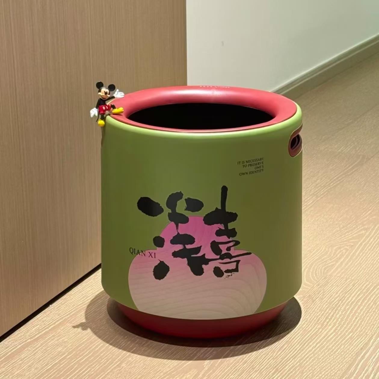 【新家的100个快递】浅喜垃圾桶家用客厅轻奢高档垃圾篓卧室纸篓