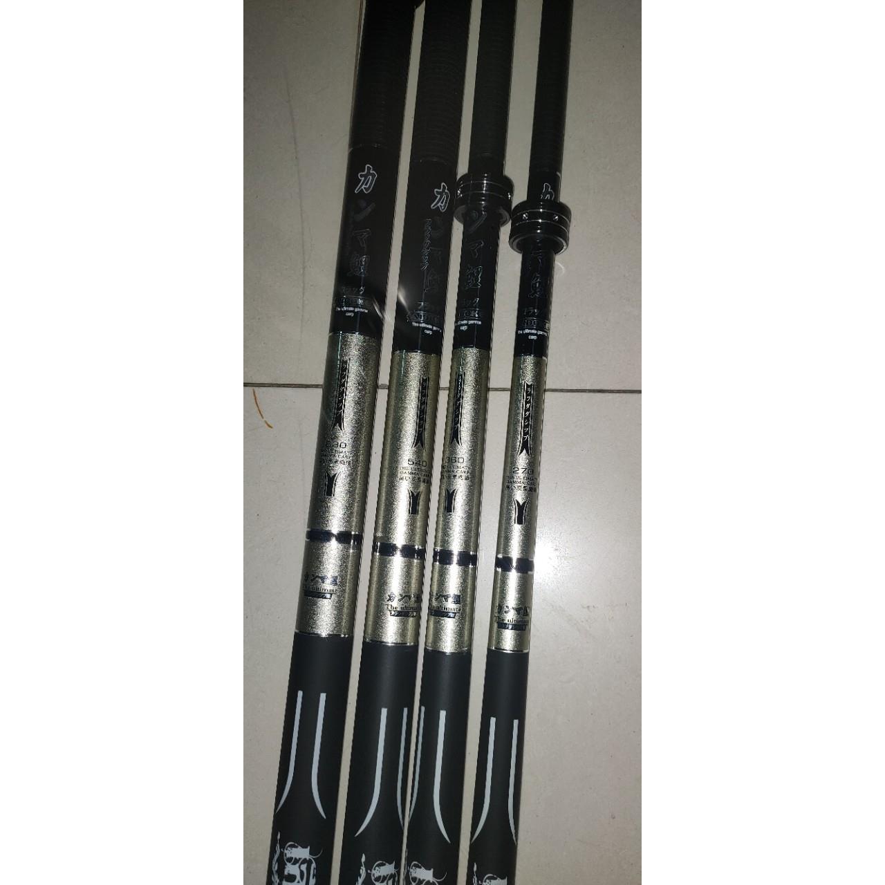 25款碳素轻硬大物杆高碳轻量6H19调青鱼鲟鱼杆黑坑钓鱼竿台钓长节