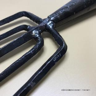25款多功能锻打鱼叉五齿实心老式铁手工大倒刺叉头叉鱼插鱼叉子