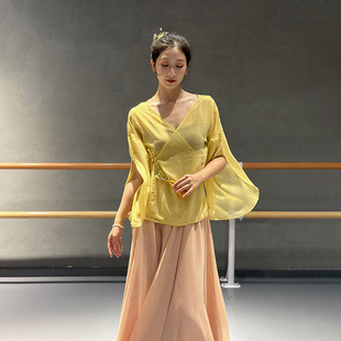 庄生晓梦之知秋新国风古风舞蹈服飘逸古典舞服刺绣纱衣练功演出服