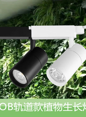 室内全光谱led多肉植物生长灯家用绿植物墙苗圃植物补光led轨道灯