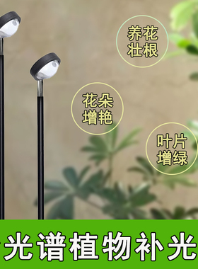 室内植物灯多肉补光灯led全光谱仿太阳光家用热植阳台绿植生长灯