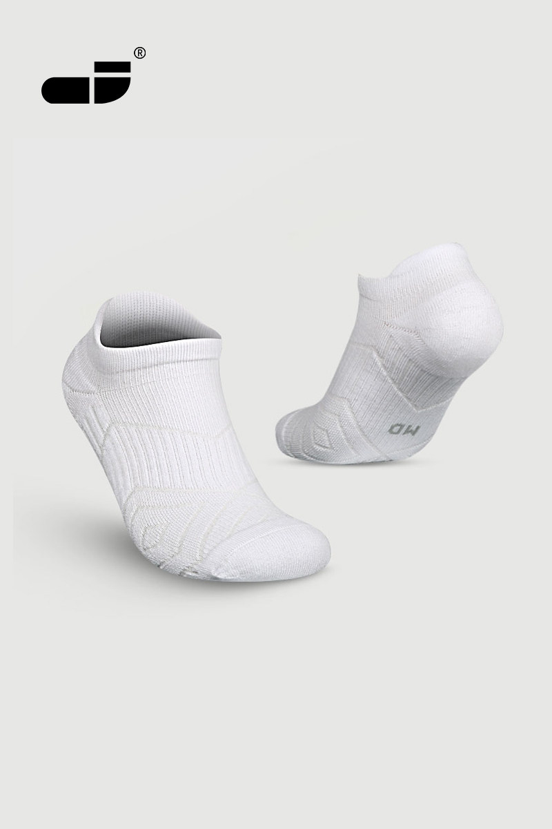 袜子男士短袜专业运动跑步马拉松船袜女棉袜防滑毛巾底耐磨透气