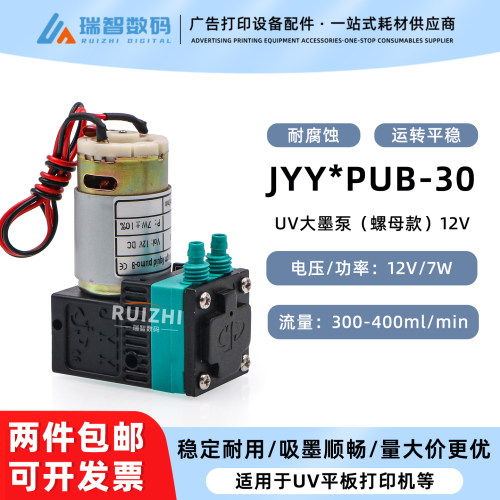 UV平板机专用7W大墨泵JYY隔膜泵