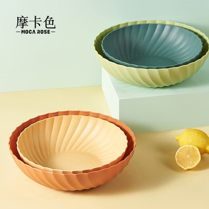 摩卡色北欧水果盘家用甜品客厅现代创意瓜子干果茶几果盆零食糖盘
