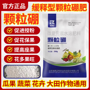 颗粒硼肥速效缓释硼农用小麦果树蔬菜花卉通用型水溶性微量元素