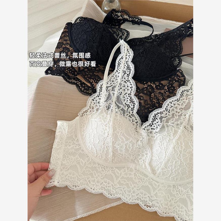 性感蕾丝美背内衣女士胸罩夏薄款大胸显小2025新款爆款无钢圈文胸