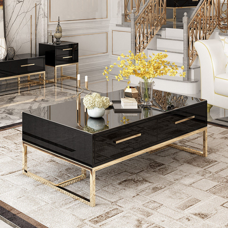 tea table TV cabinet table combination Three Postmodern Light extravagance tea table Simplicity Titanium black and white Paintin the Residential furniture , Tables , Other Tables  category - from Buy2taobao.com to provide professional Taobao agent buy service