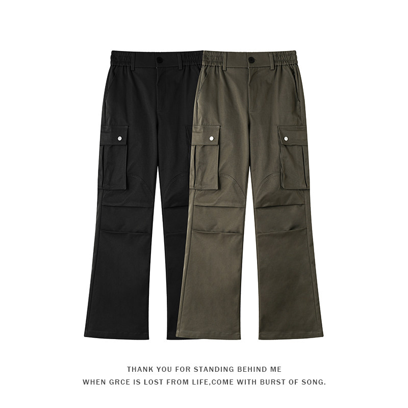 APUEE店铺叁佰TTBRO新品田尼克工作室潮流时尚工装微喇休闲裤