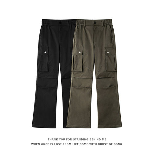 APUEE店铺叁佰TTBRO新品田尼克工作室潮流时尚工装微喇休闲裤