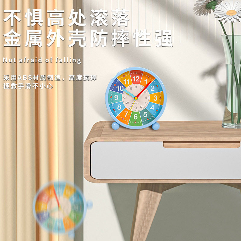 闹钟学生专用充电早教儿童金属钟表起床神器自律闹铃桌面学习时钟,家居饰品,桌面摆件,淘宝优惠券,粉丝福利购,淘宝优惠卷