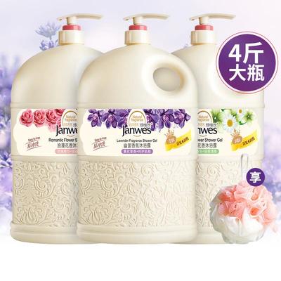 大容量浪漫花香沐浴露家庭装大容量持久留香沐浴补水