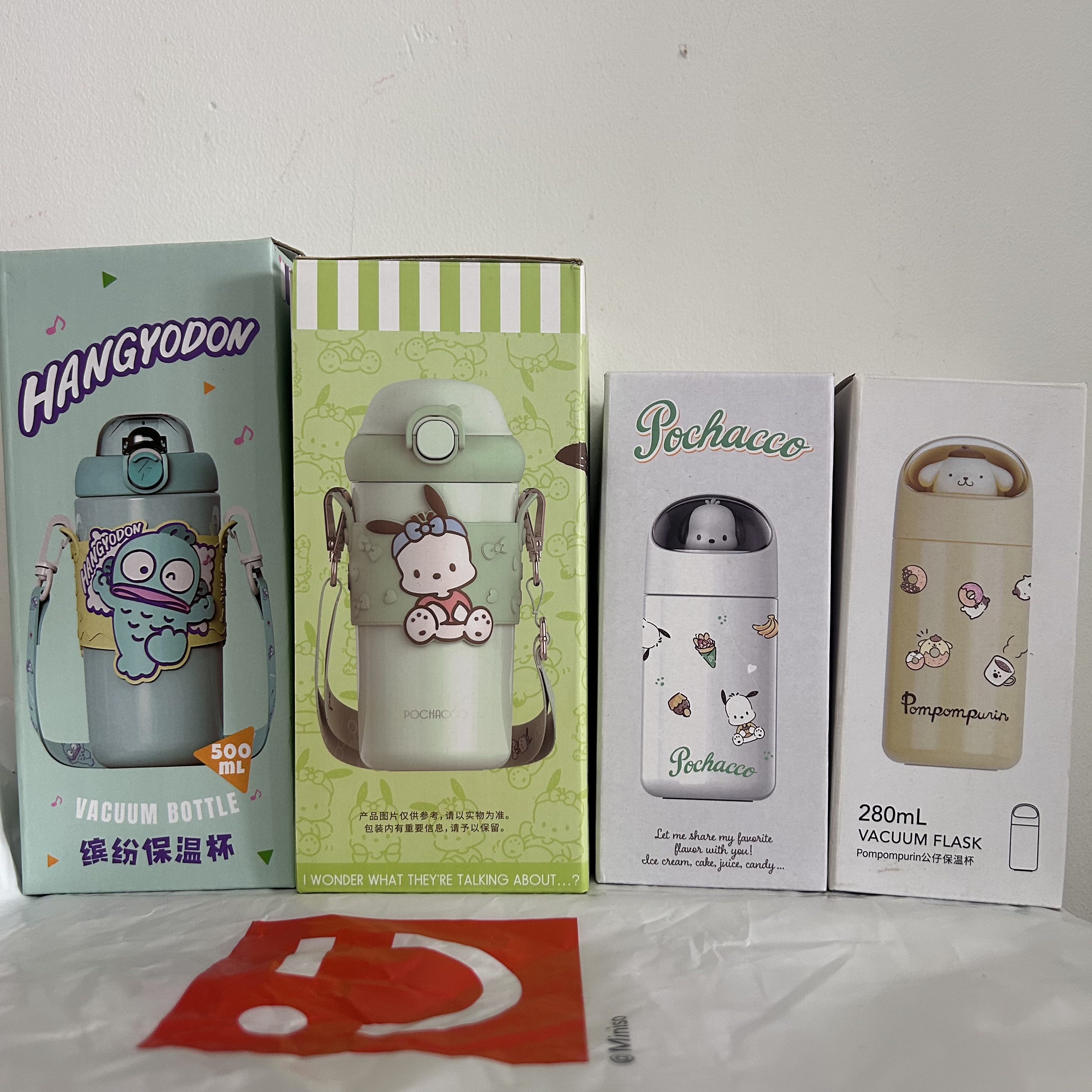 三丽鸥系列保温杯 名创优品MINISO玉桂狗酷洛米帕恰