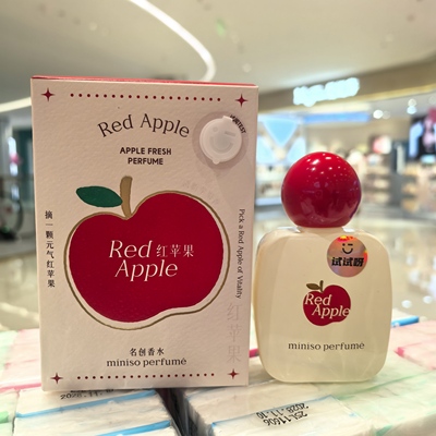 红苹果系列女士香水30ml 名创优品MINISO梅子铃兰香
