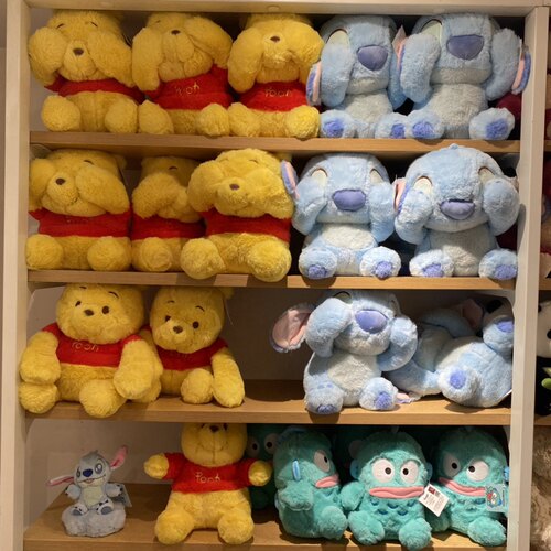 迪士尼躲猫猫系列公仔 名创优品MINISO维尼草莓熊史迪奇鲇鱼怪