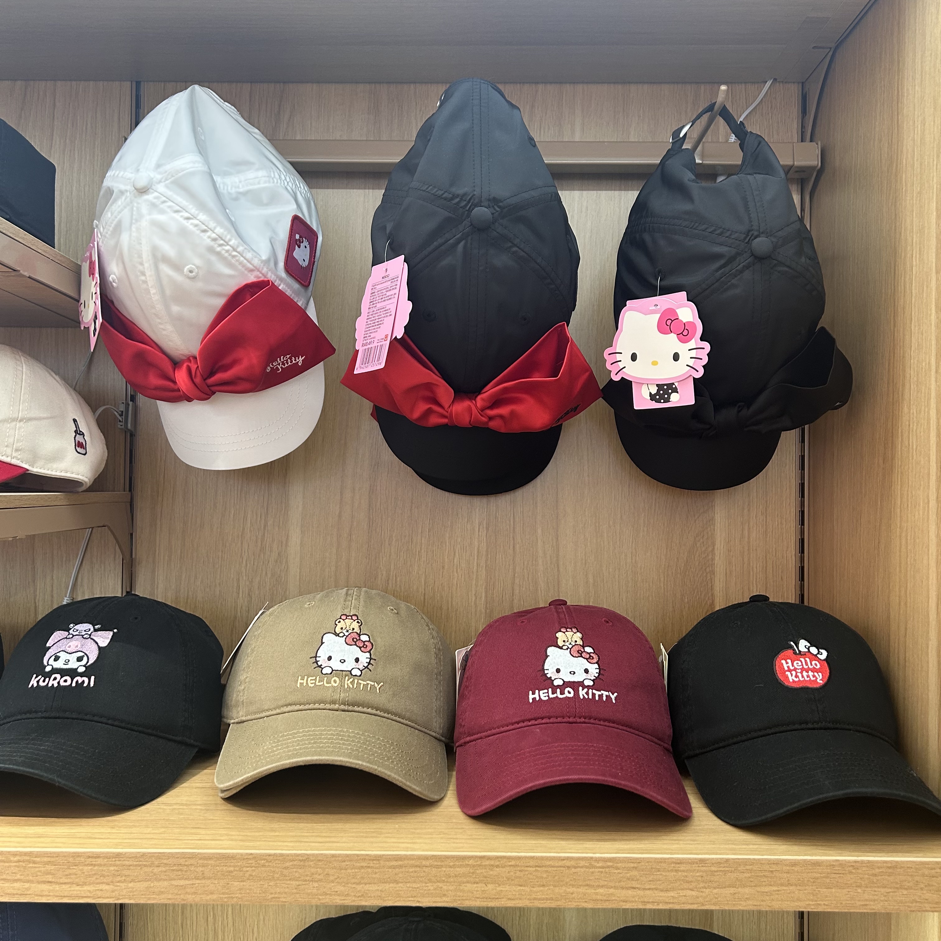 三丽鸥家族休闲趴趴系列棒球帽名创优品MINISO鸭舌帽凯蒂猫玉桂狗