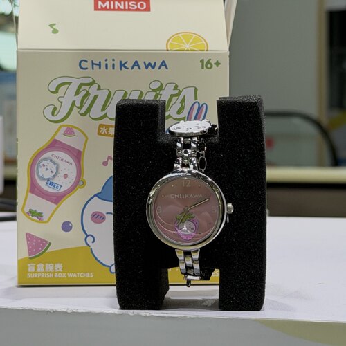 Chiikawa水果市集系列盲盒腕表 名创优品MINISO吉伊卡哇手表手链