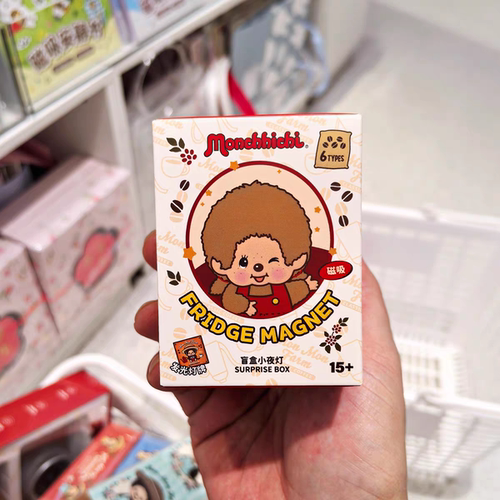 MINISO名创优品萌趣趣蒙奇奇咖啡农场系列盲盒磁吸发光灯牌