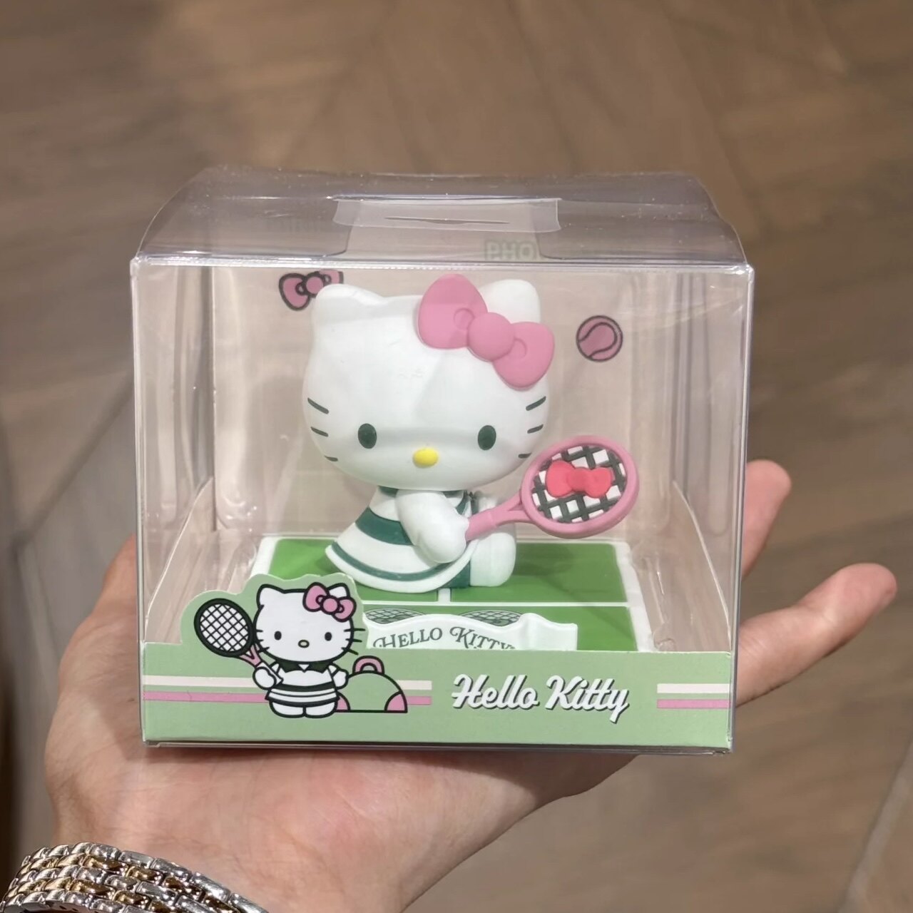 三丽鸥家族网球日记系列懒人手机支架 名创优品MINISO凯蒂猫