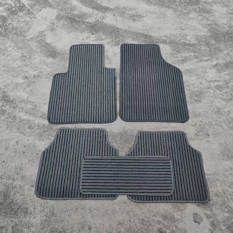 汽车脚垫五座通用风琴油门款绒面防水防滑地毯垫大包围上层耐磨垫