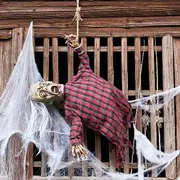 Halloween cung cấp trang trí lễ hội ma đạo cụ kinh dị ám ảnh ngôi nhà bí mật phòng thanh trang trí toàn bộ người lớn ma tóc dài treo cánh tay ma - Sản phẩm Đảng / Magic / Hiệu suất