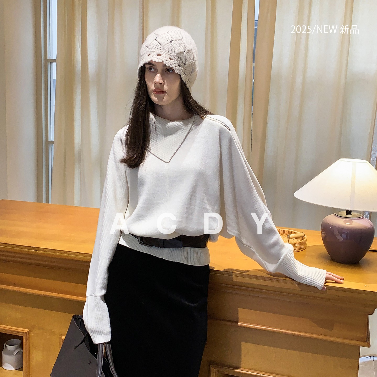 ACDY【名流华彩·冬令时】新款毛衣女时尚百搭羊毛针织保暖上衣