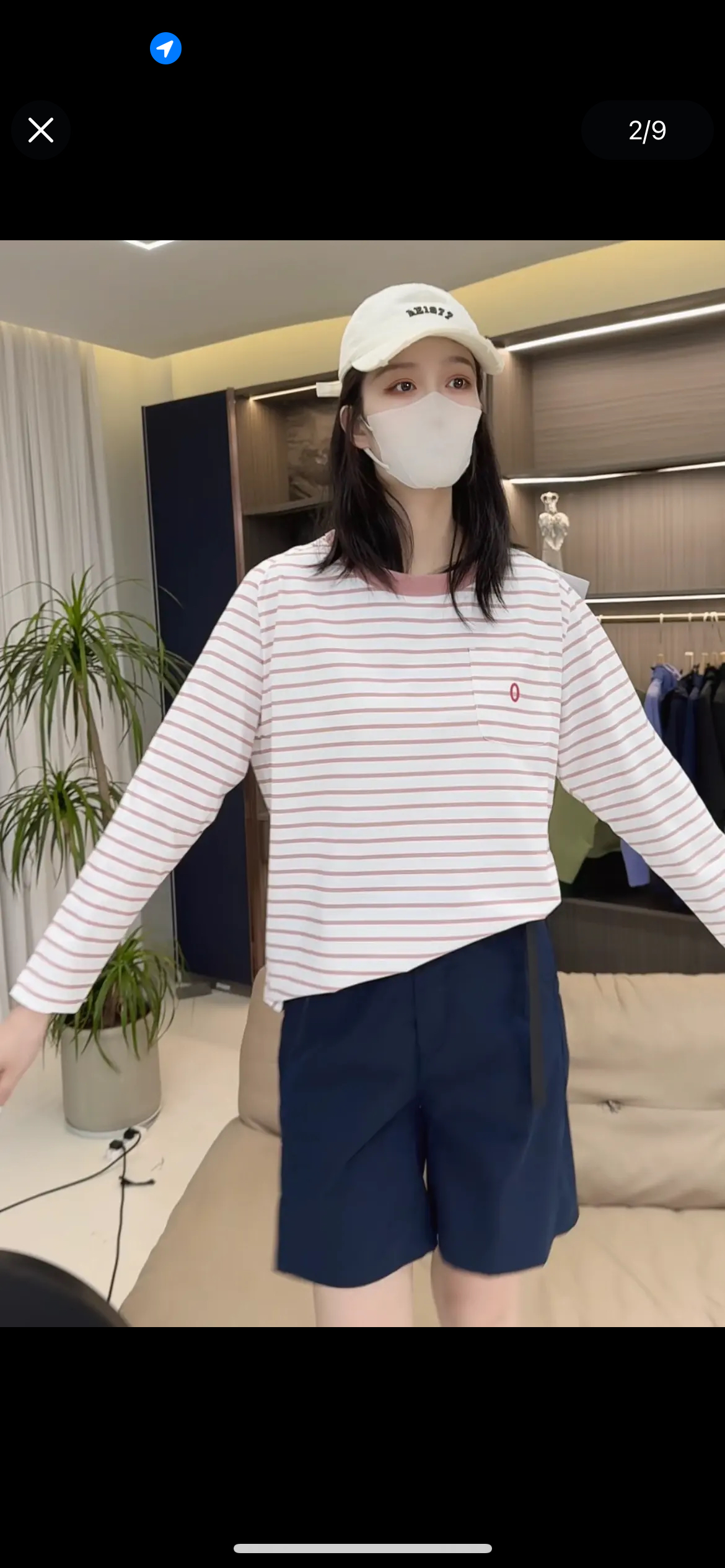 小0!吸湿抗菌速干!港资设计师男女秋季宽松百搭条纹T恤
