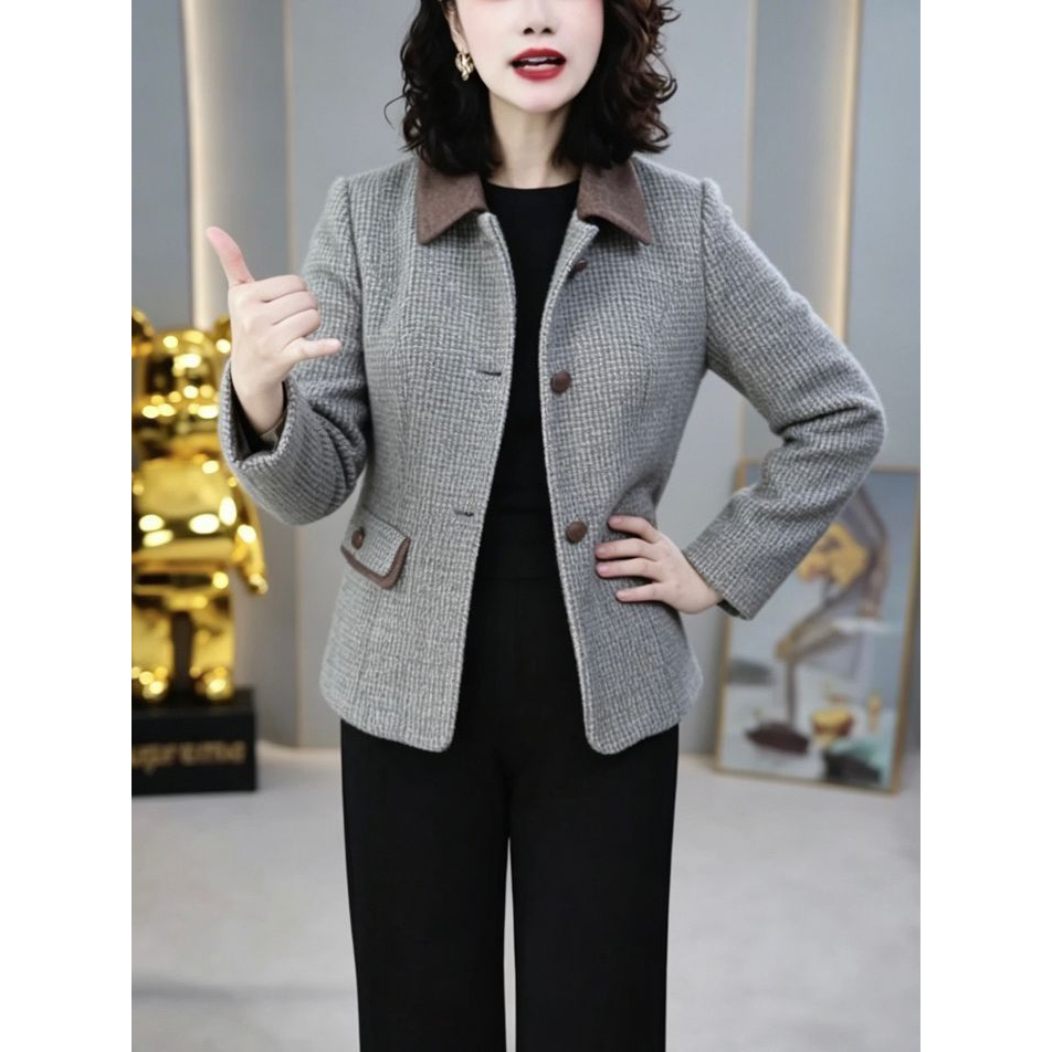 2026秋季新款高端贵妃绒时尚洋气短外套简约减龄加厚保暖上衣女