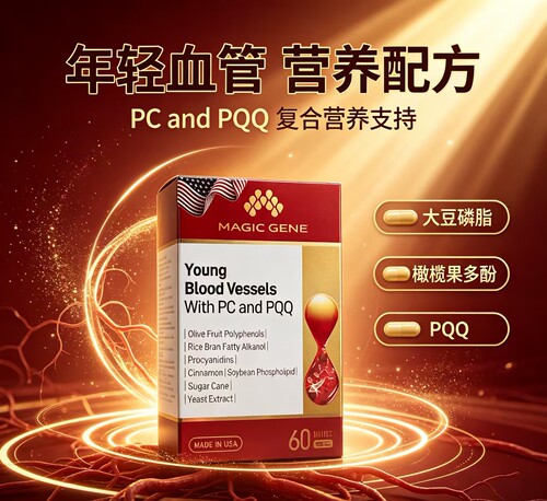 3盒装正品保证心脑奇方芯维他PC and PQQ60粒/盒 线下资料同款