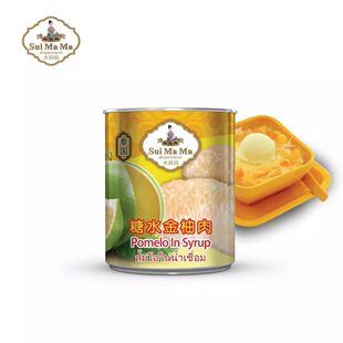 包邮 泰国进口水妈妈糖水金柚肉甜品金柚肉金柚子肉 850g/罐
