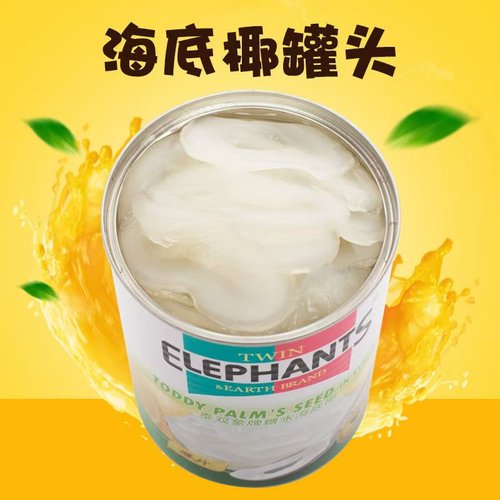 泰双象牌糖水海底椰罐头