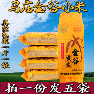2025金乡农家自种自销马庙金谷小米小米粥小黄米黄小米新米真空装