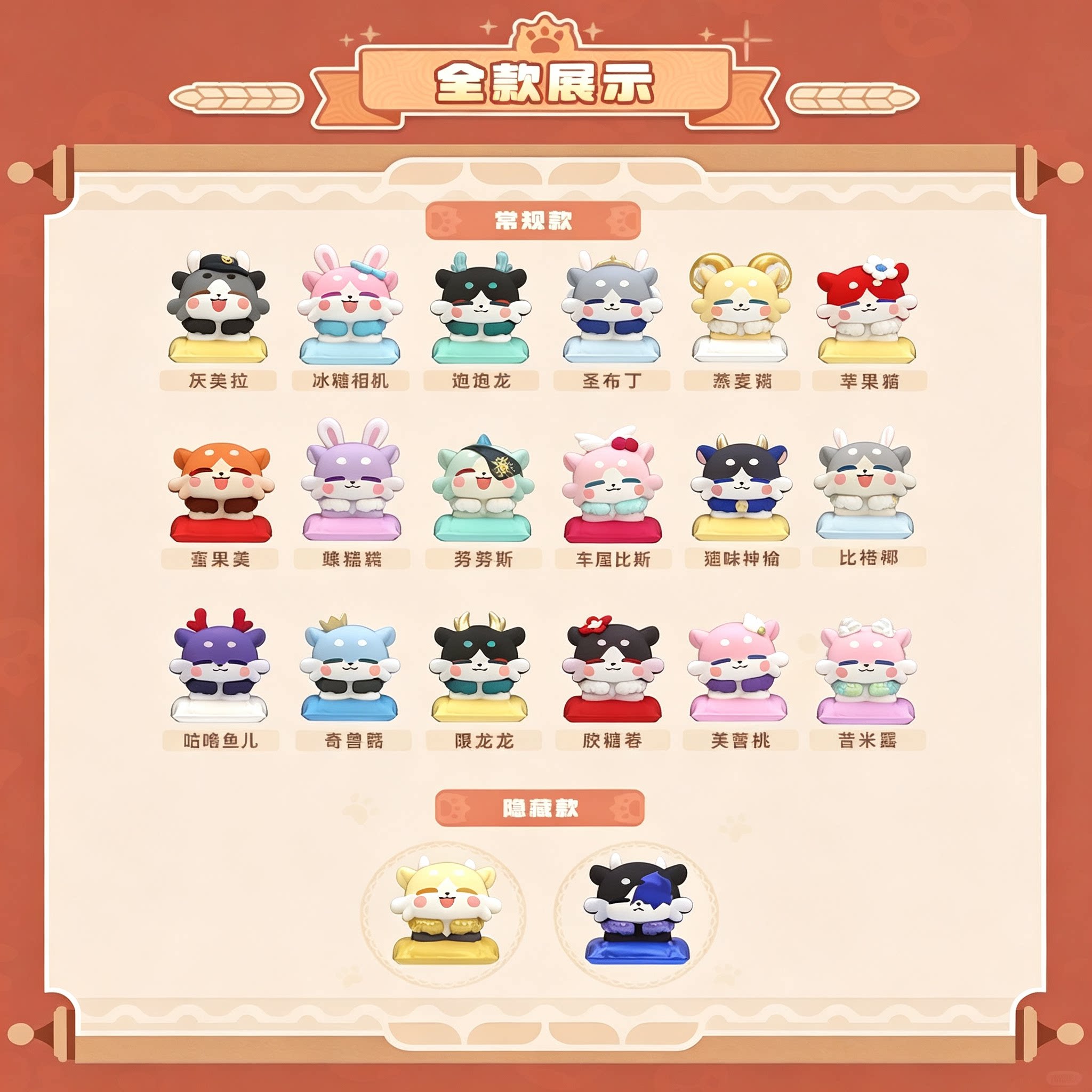米哈游星穹铁道奇美拉盲袋第三弹图片