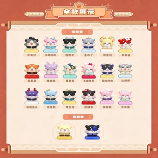 【新款】米哈游崩坏星穹铁道嗷呜嗷呜奇美拉第三弹迷你盲袋萌粒礼