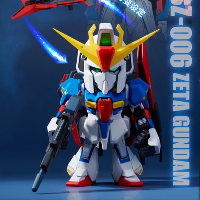 现货万代QMSVminiIZ GUNDAM & GUNDAM Mk-shuⅡ高达盲盒模型手办