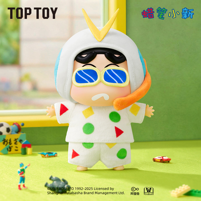 正版TOPTOY蜡笔小新经典回忆系列盲盒潮玩搪胶毛绒挂件可爱礼物