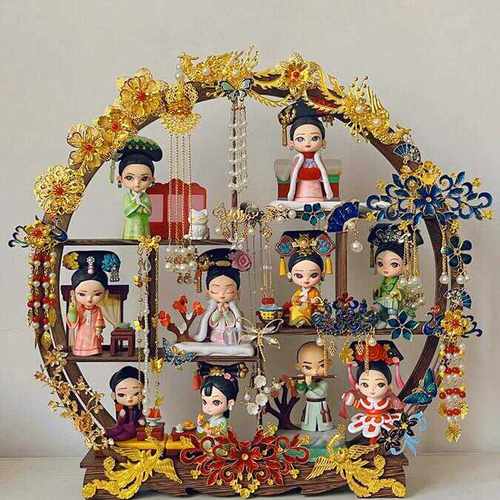 正版甄嬛传一代熹贵妃华妃系列盲盒影视官方潮玩公仔摆件礼物手办