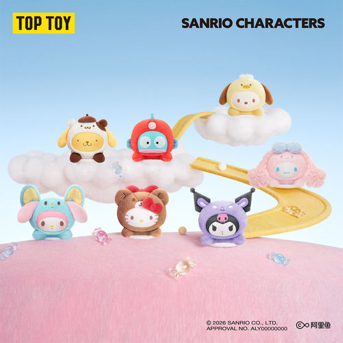 TOPTOY三丽鸥蜜语贴贴盲盒挂饰