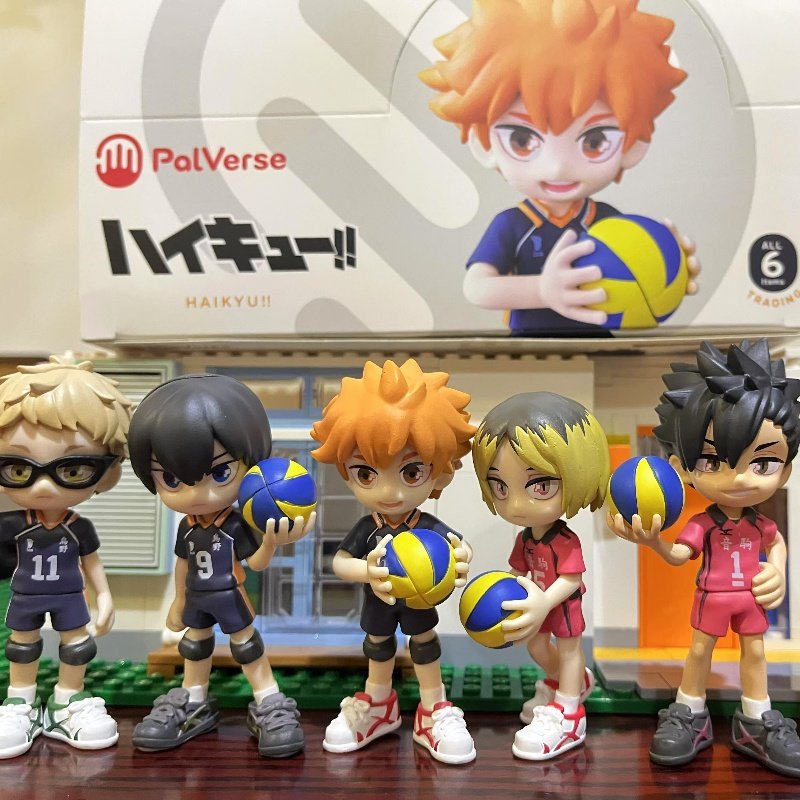 正版排球少年Bushiroad PalVerse盲盒潮玩手办摆件公仔生日礼物