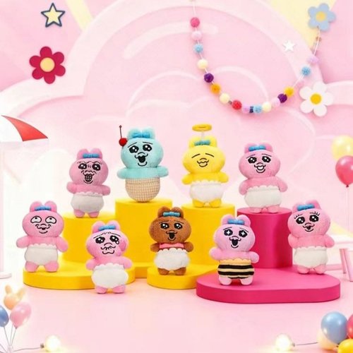 【现货】TOPTOY裤裤兔Opanchu-搞怪搭子系列毛绒挂件盲盒搞怪礼物