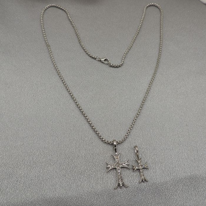 青岛欧美时尚百搭气质小众质感复古2025新款潮流项链锁骨链Q9