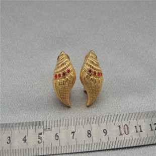 饰品厂家直销精美设计简约优雅中古925银针打标耳夹耳钉NB12