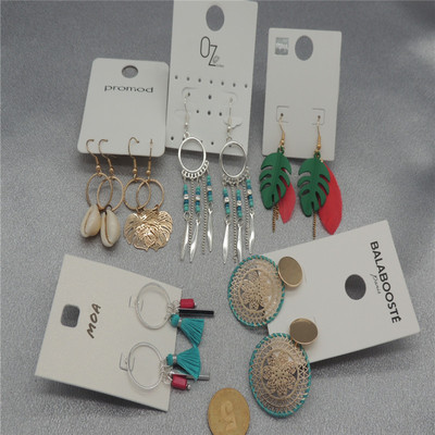 饰品厂家直销精美女神时尚百搭气质镶钻滴釉炫彩合金耳环NB3