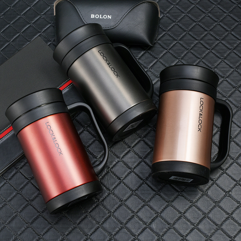 乐扣乐扣保温杯男女士泡茶400ml