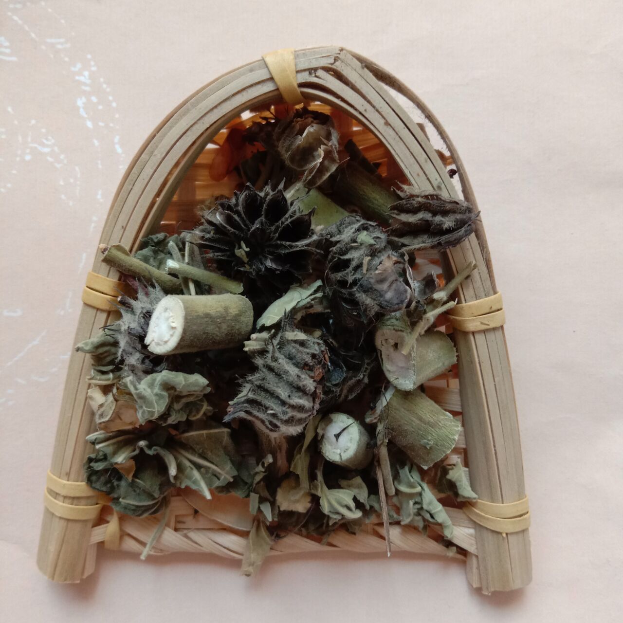 中药材茼麻草 耳响草 磨盘草 响耳草 磨盘单 耳聋500克一件包邮