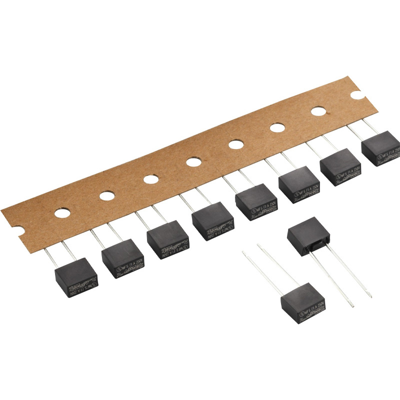 厂家直销热卖保险丝T2A250V MTS VDE UR CQCPSE KC方块塑封保险丝