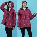 加绒加厚短款男女士罩衣防水防油耐脏工作服秋冬干活外套厨房围裙