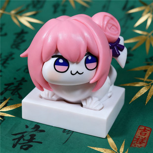 Doro桃乐丝Q版手办玉玺印章粉狗游戏手办动漫公仔新品