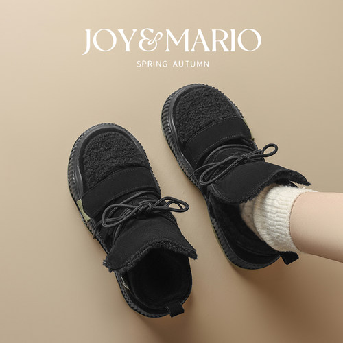 快乐玛丽雪地靴女棉鞋加绒短靴